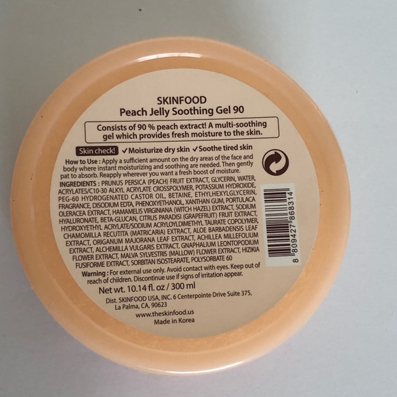 Peach Jelly Soothing Gel 90 - Picture 3 of 3